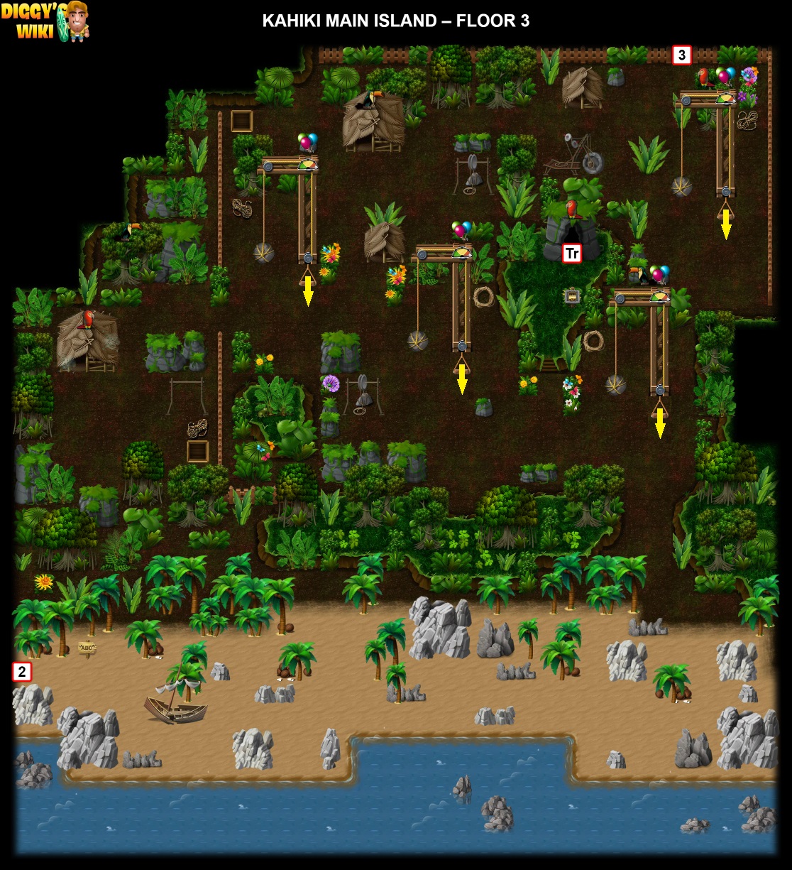Kahiki Main Island Map 2