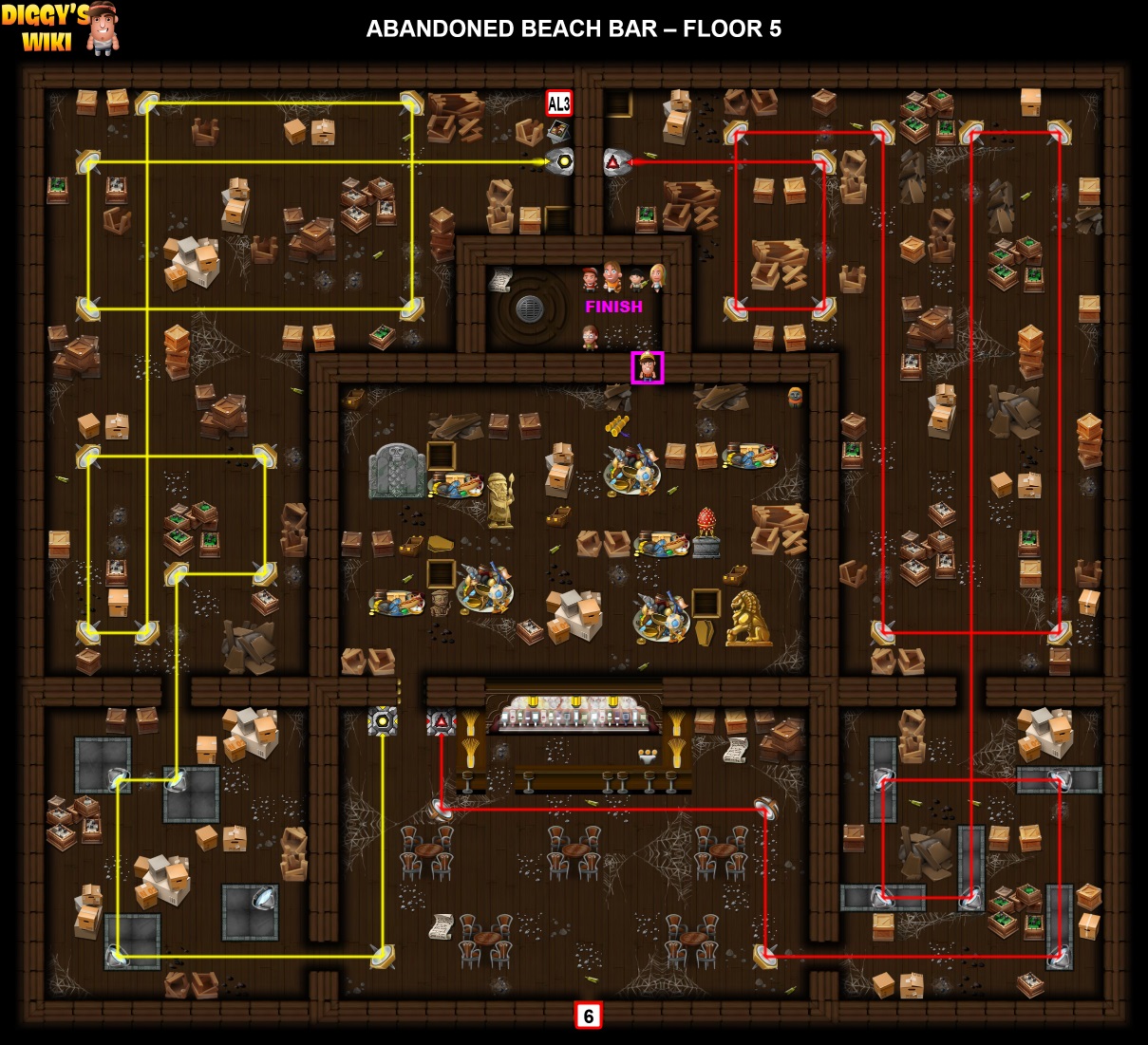 Abandoned Beach Bar Map 4