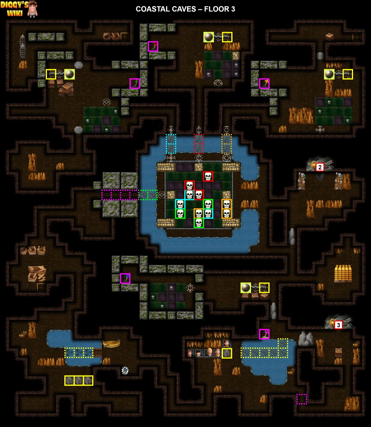Coastal Caves Map 2
