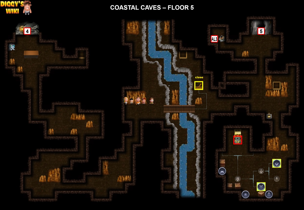 Coastal Caves Map 4
