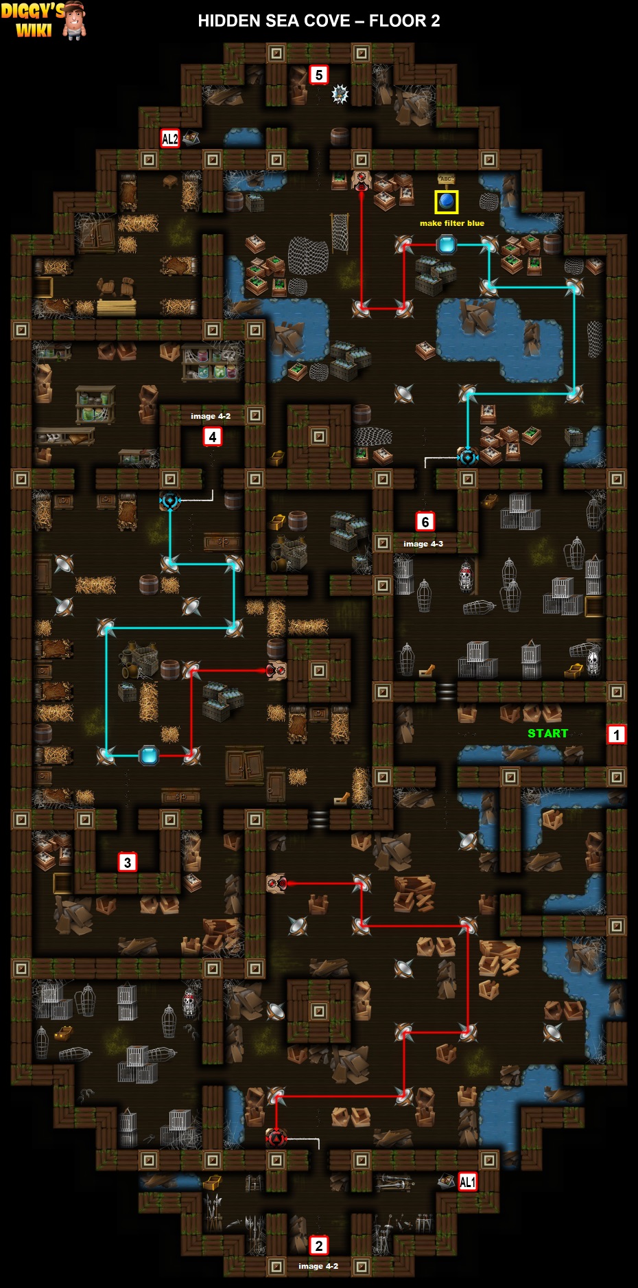 Hidden Sea Cove Map 1