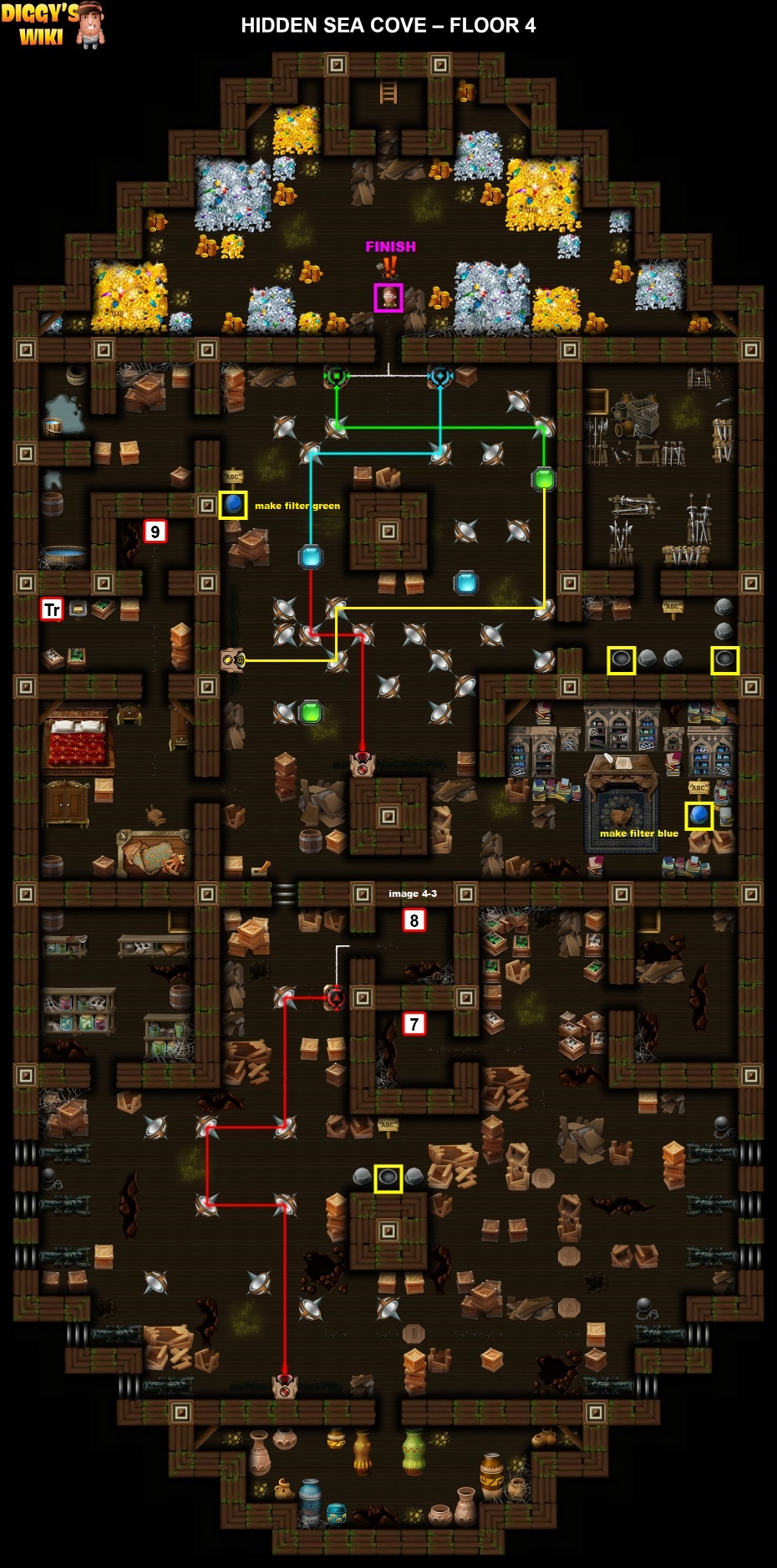 Hidden Sea Cove Map 3