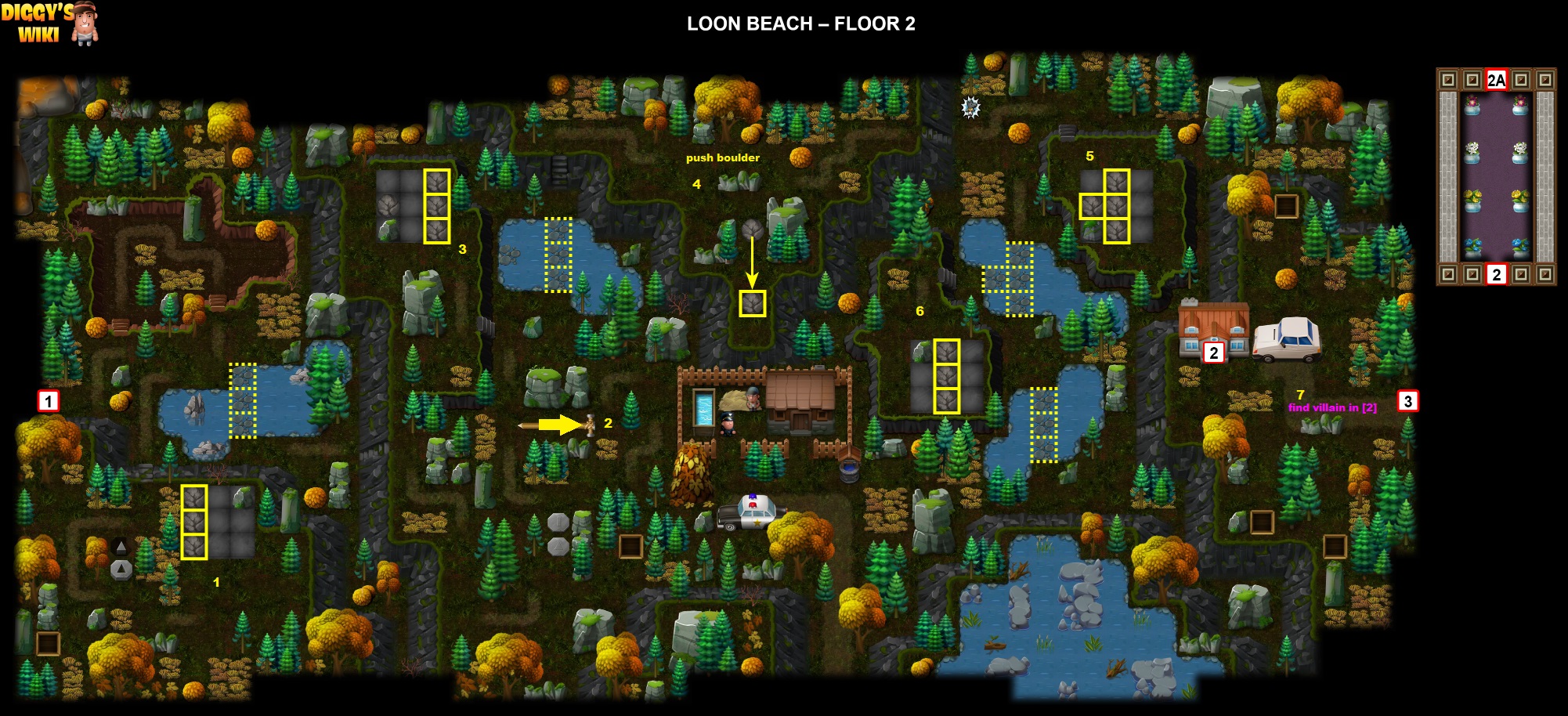 Loon Beach Map 1