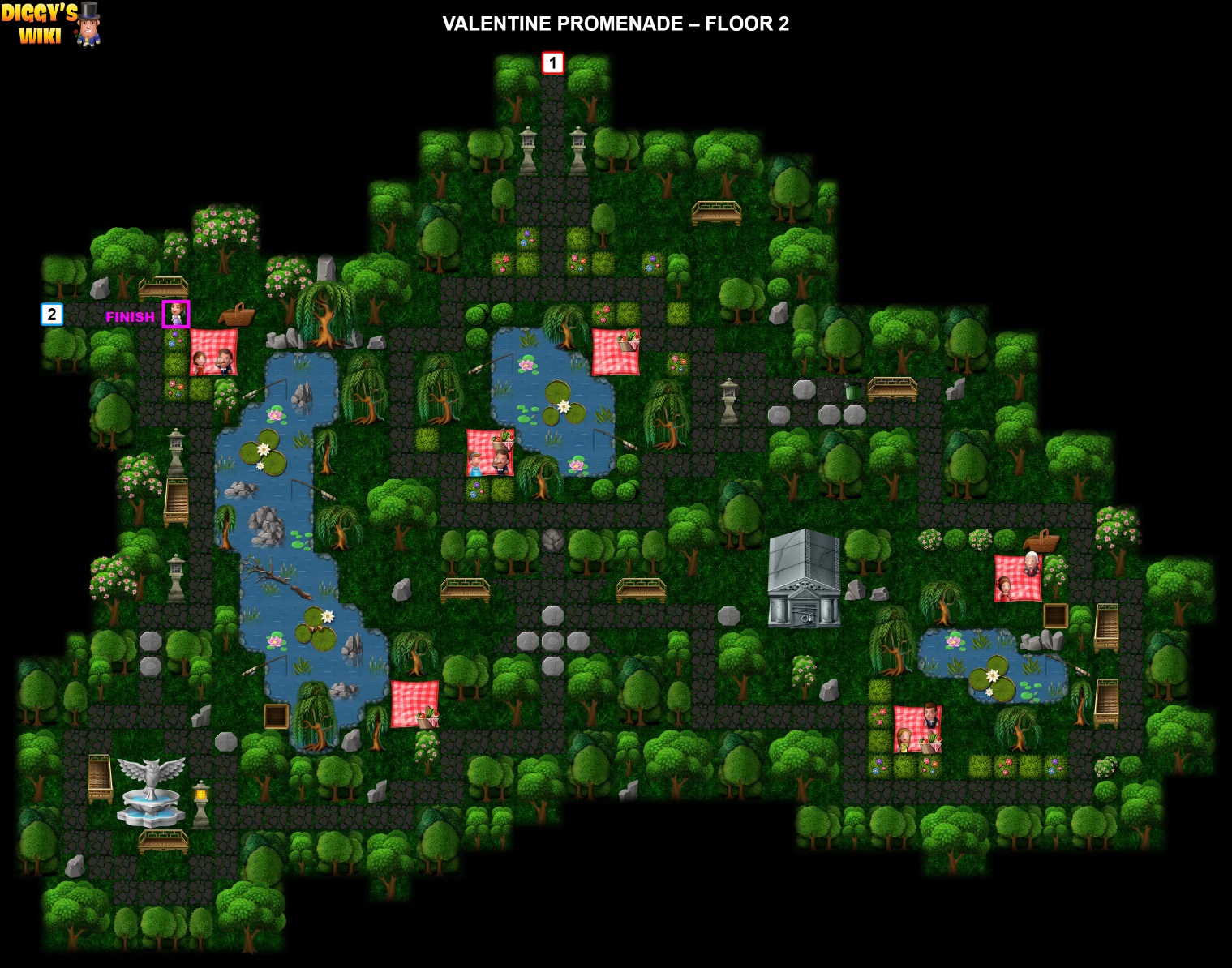 Valentine Promenade Map 1