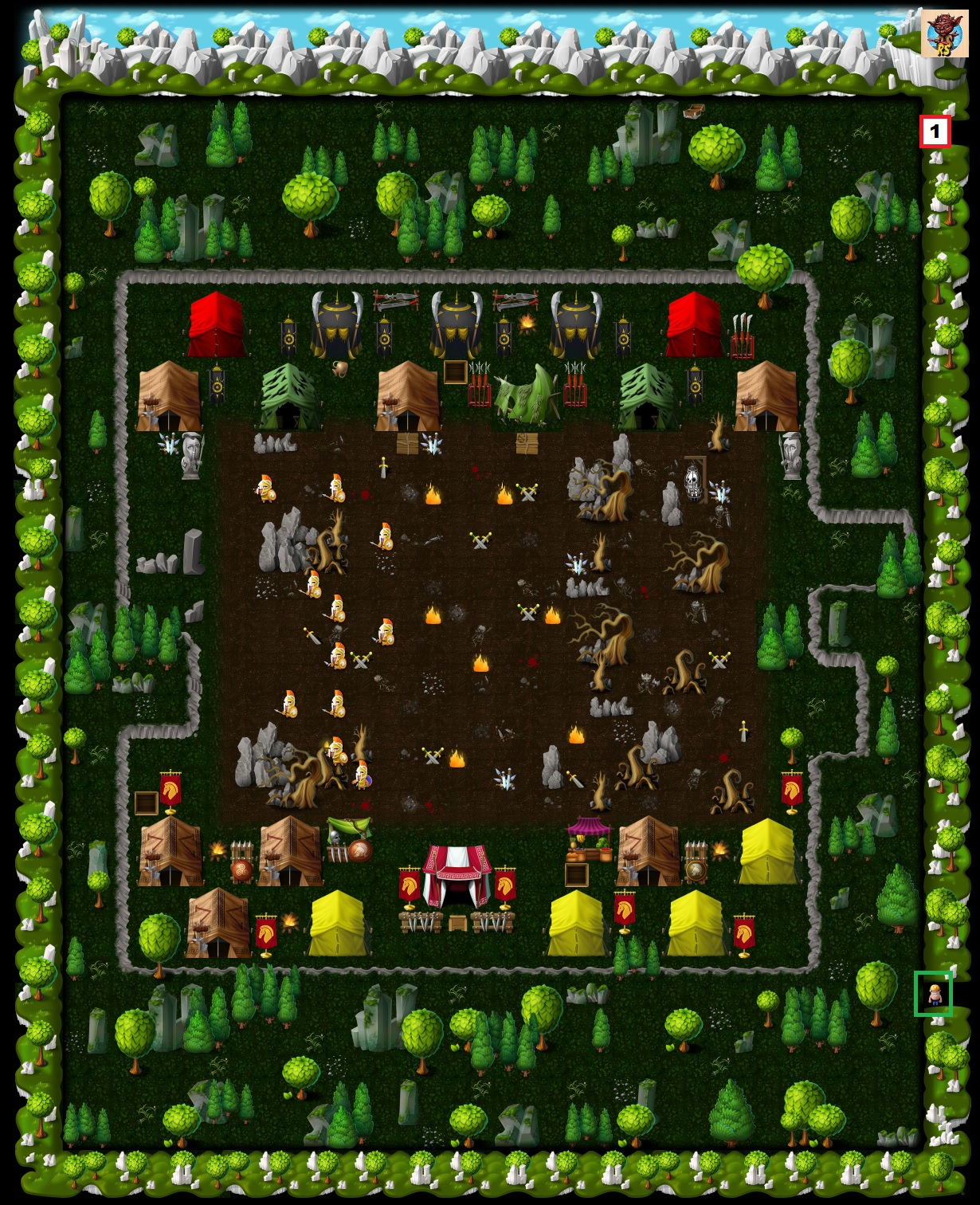 Persia-Greece Border Map 1