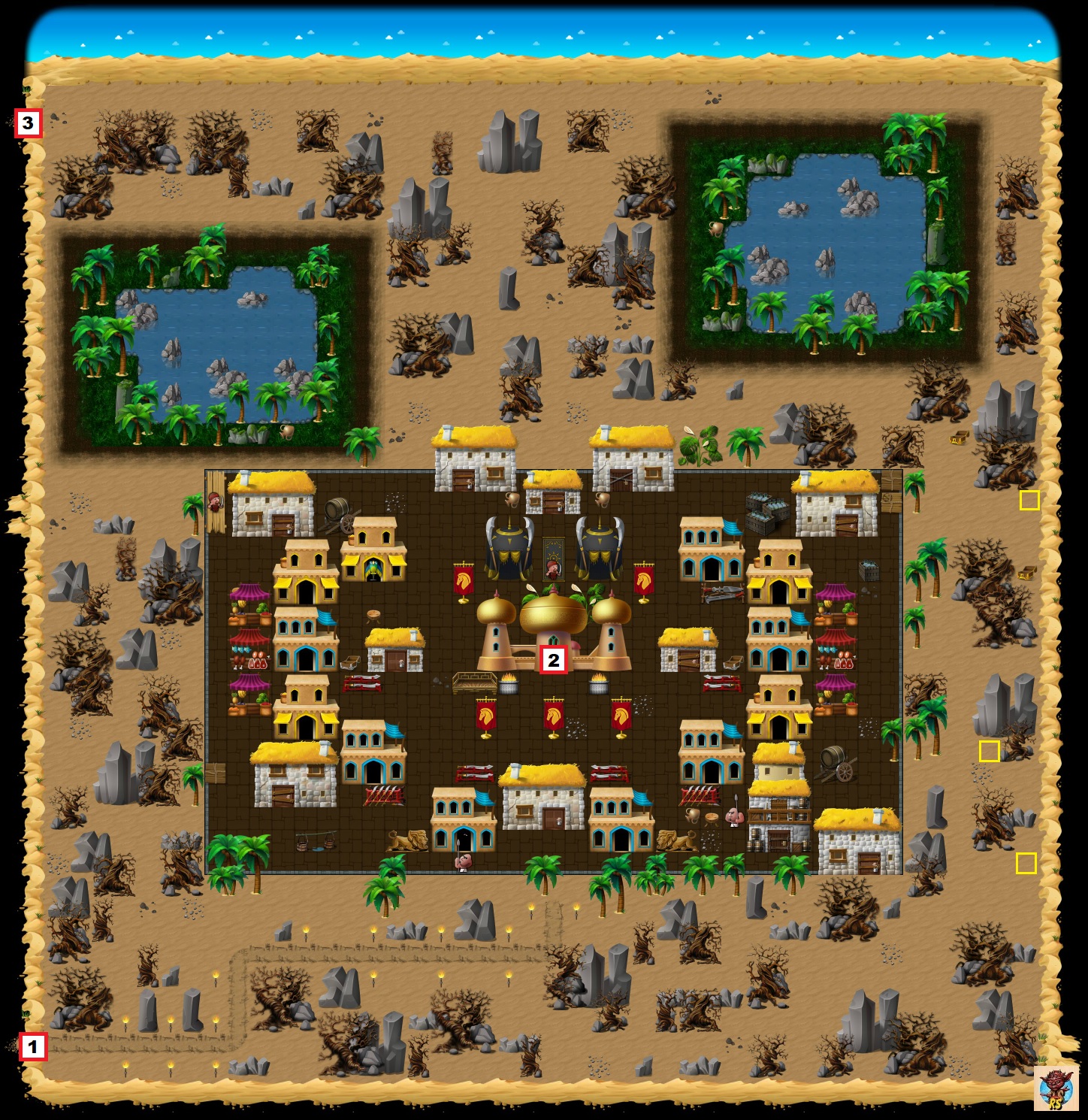 Persia-Greece Border Map 2