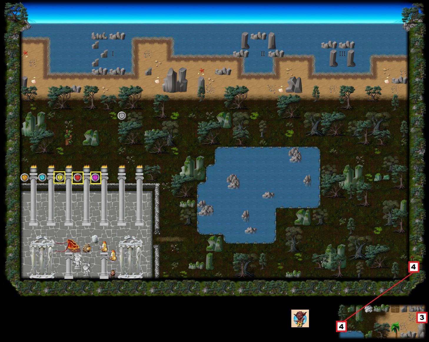 Persia-Greece Border Map 4