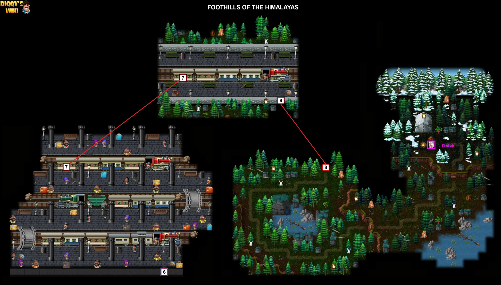 Foothills Of The Himalayas Map 5
