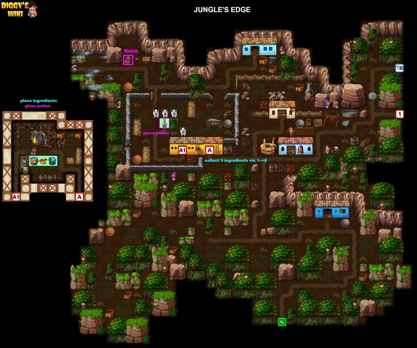 Jungle's Edge Map 1