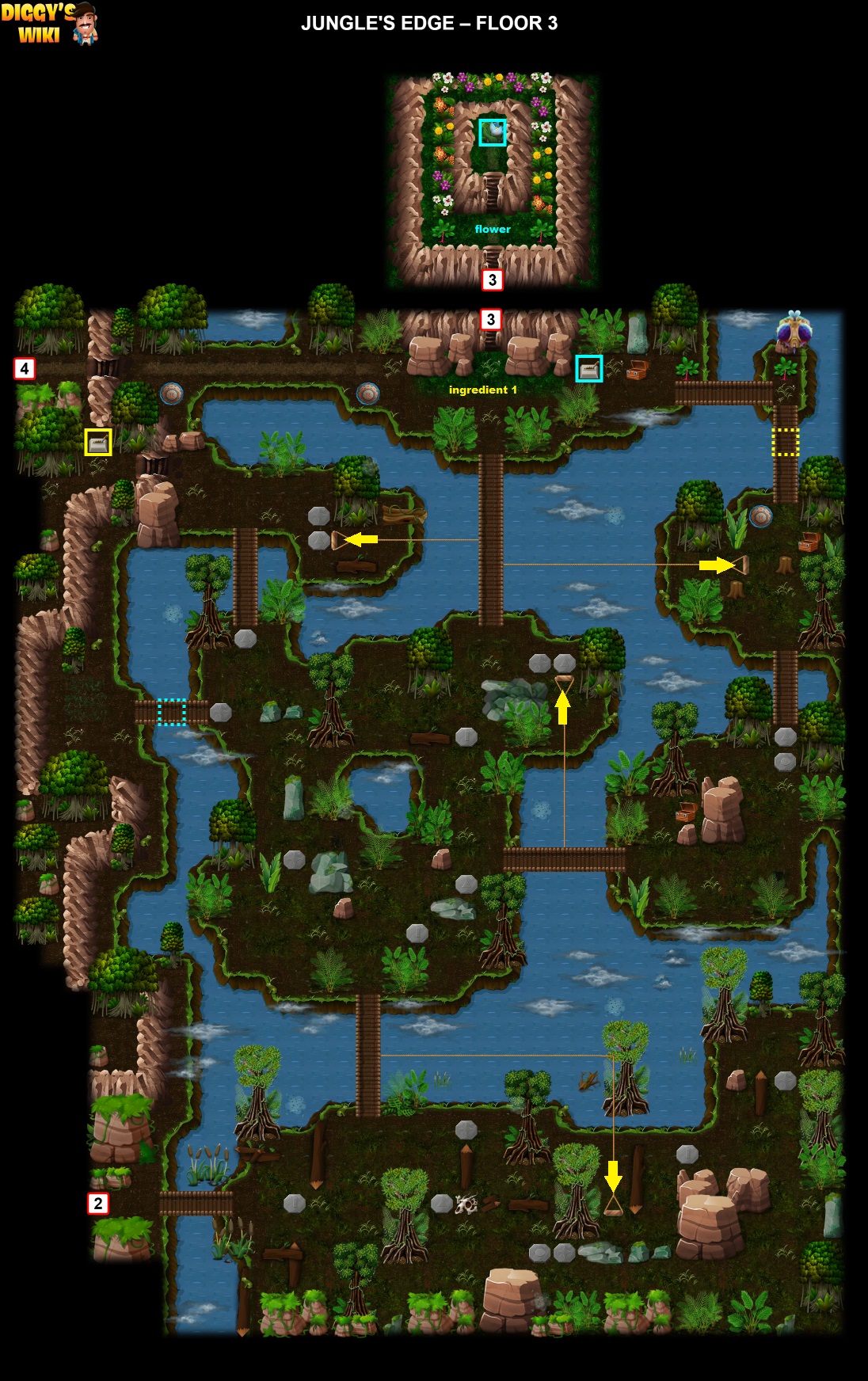 Jungle's Edge Map 3