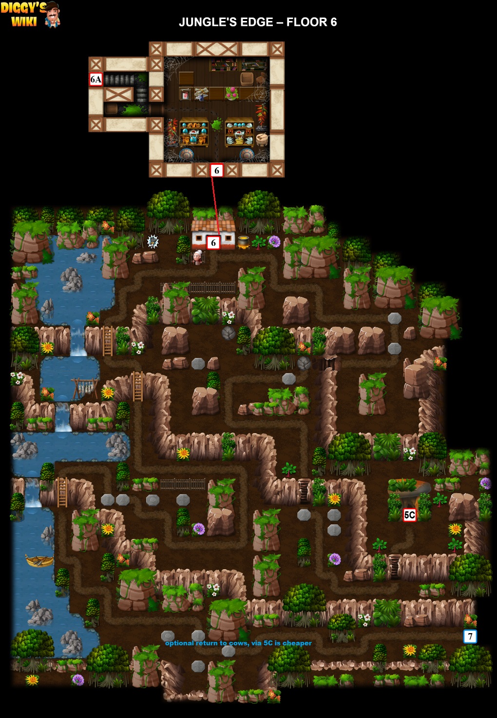 Jungle's Edge Map 6