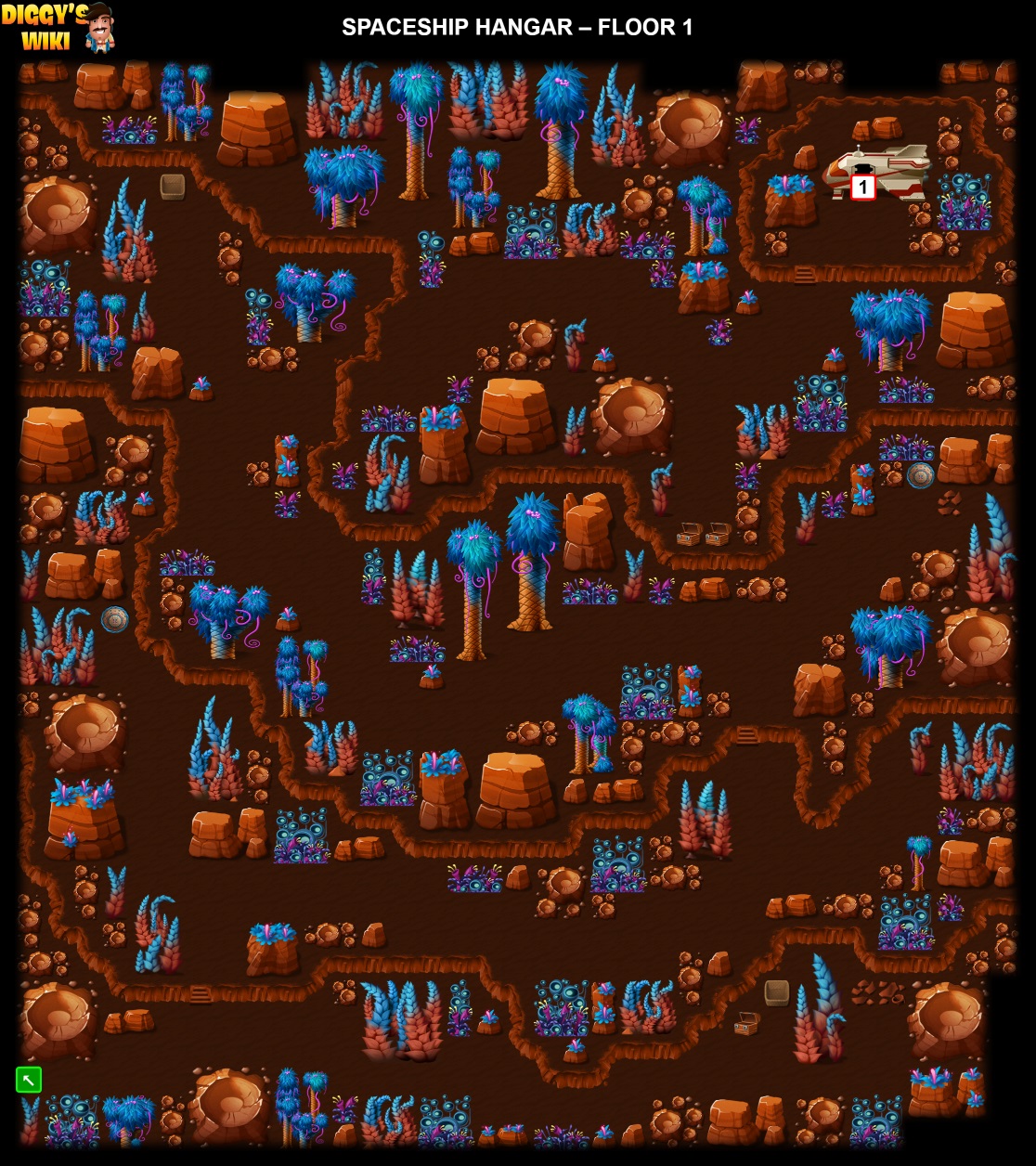 Spaceship Hangar Map 1