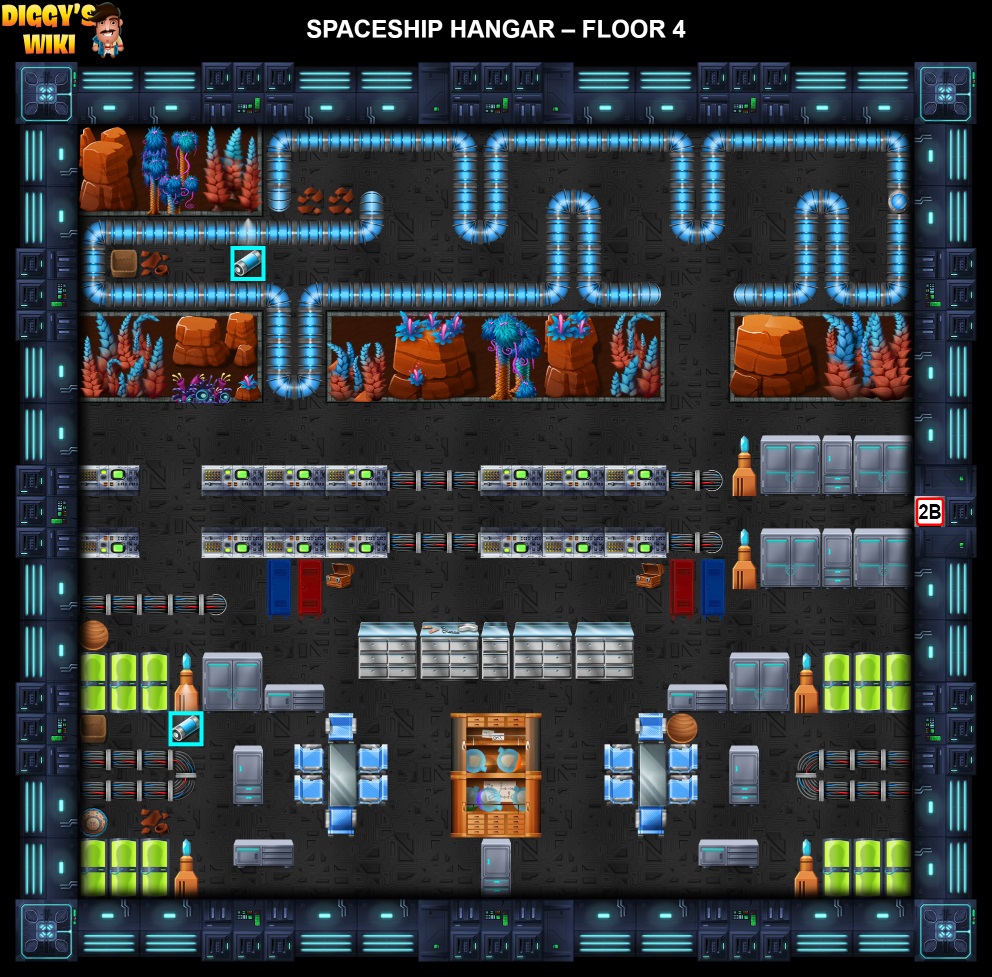 Spaceship Hangar Map 4