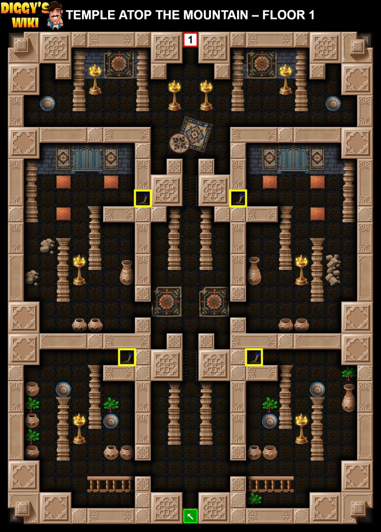 Temple Atop The Mountain Map 1