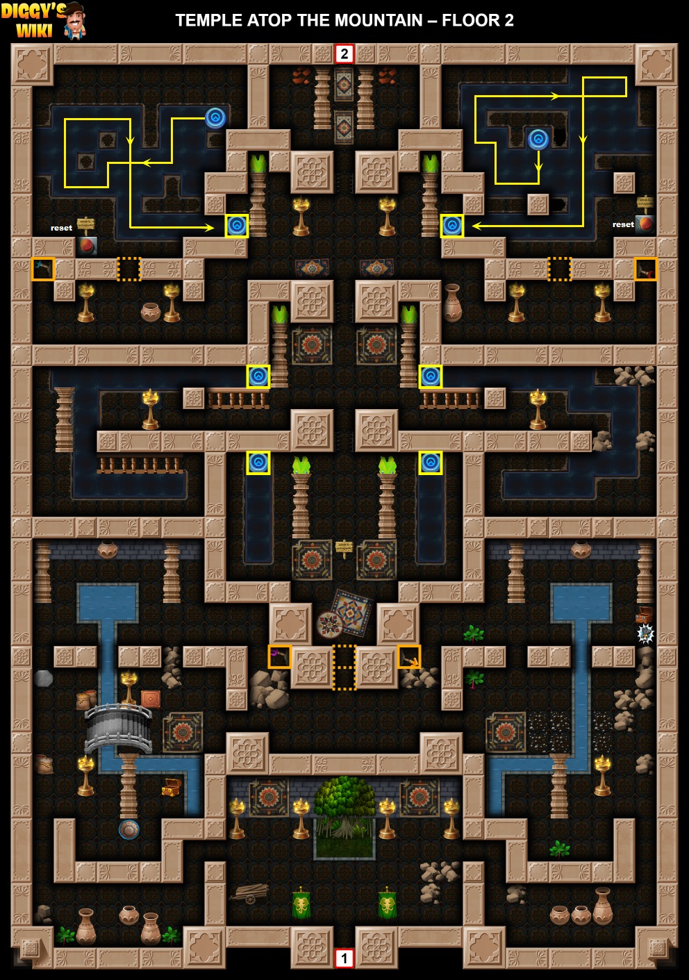 Temple Atop The Mountain Map 2