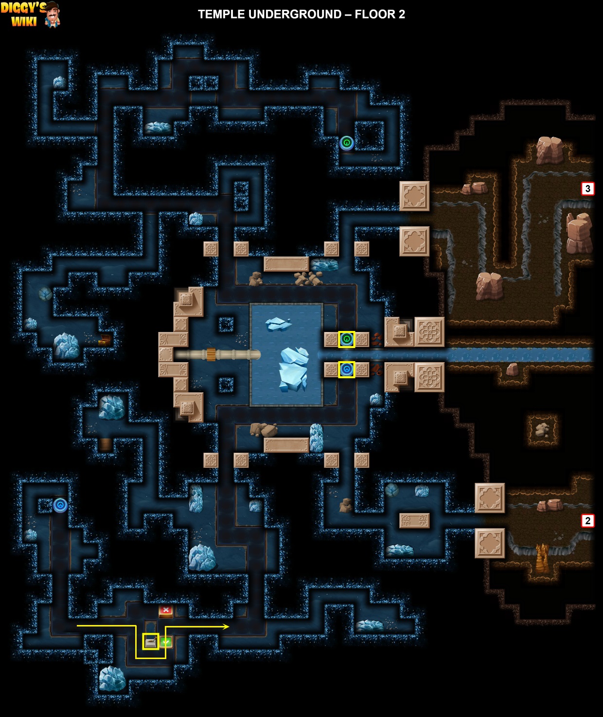 Temple Underground Map 2