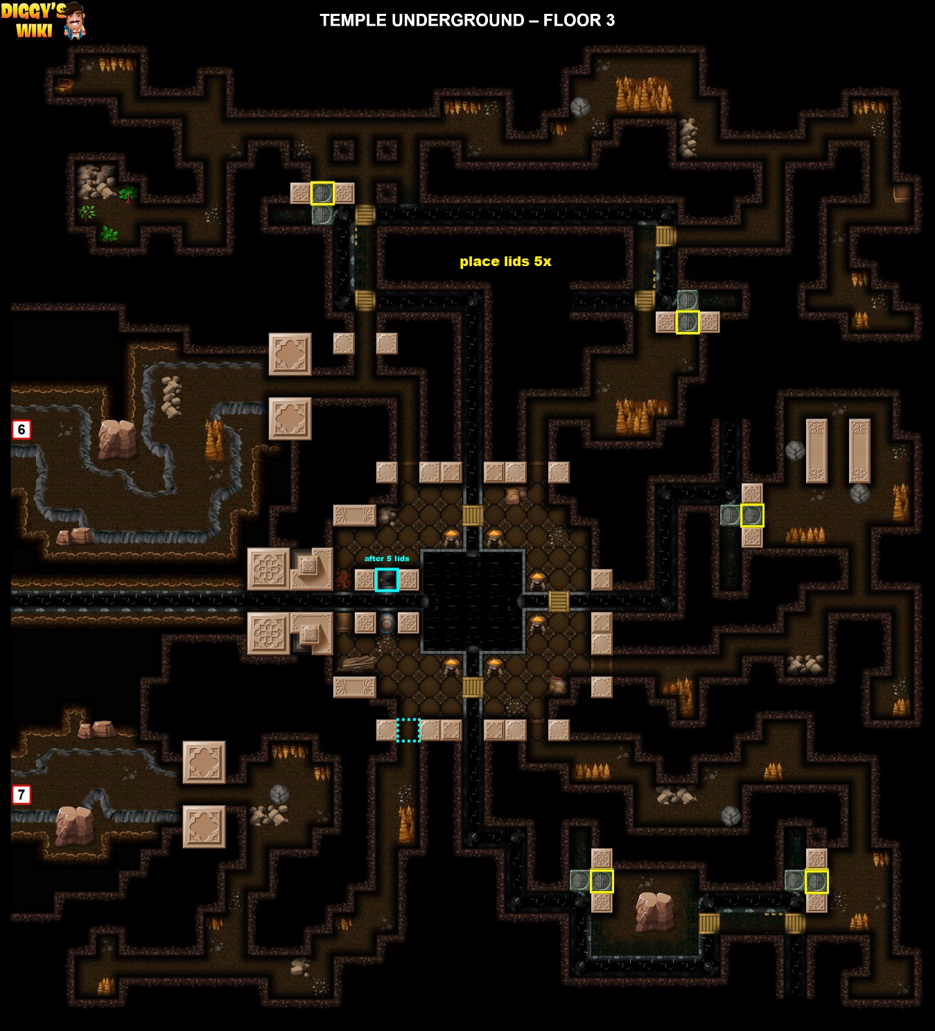 Temple Underground Map 3