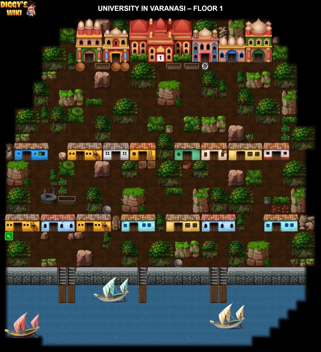 University In Varanasi Map 1