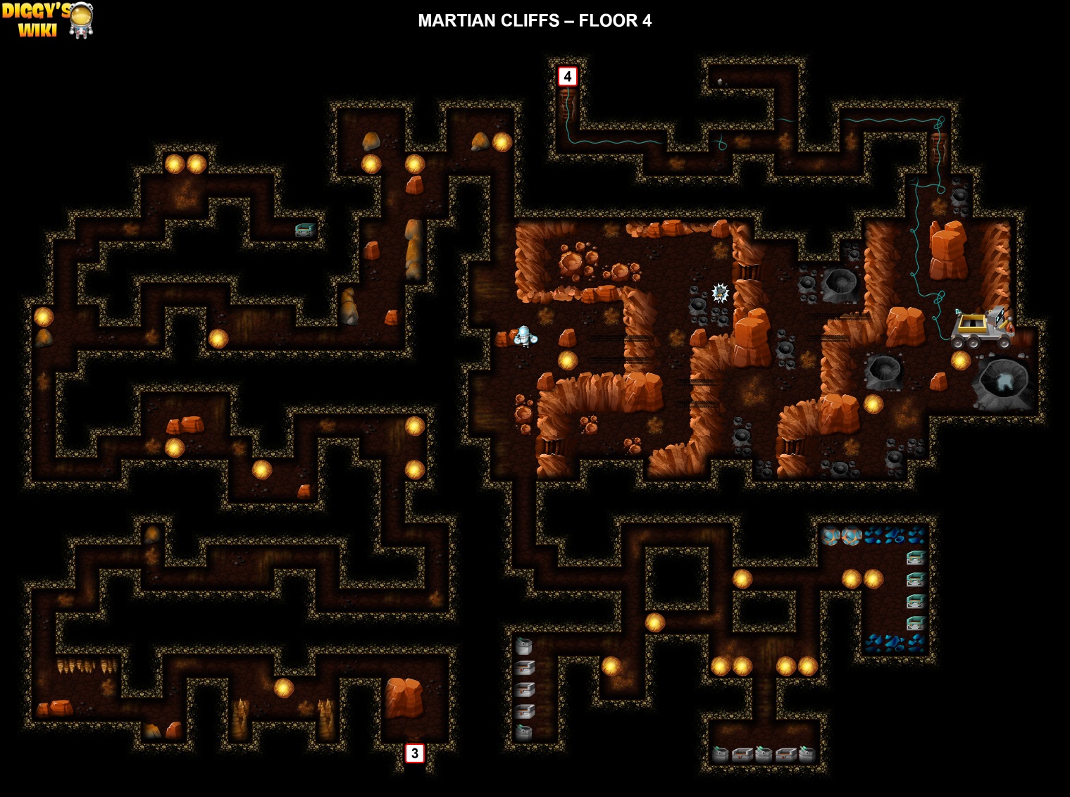 Martian Cliffs Map 4