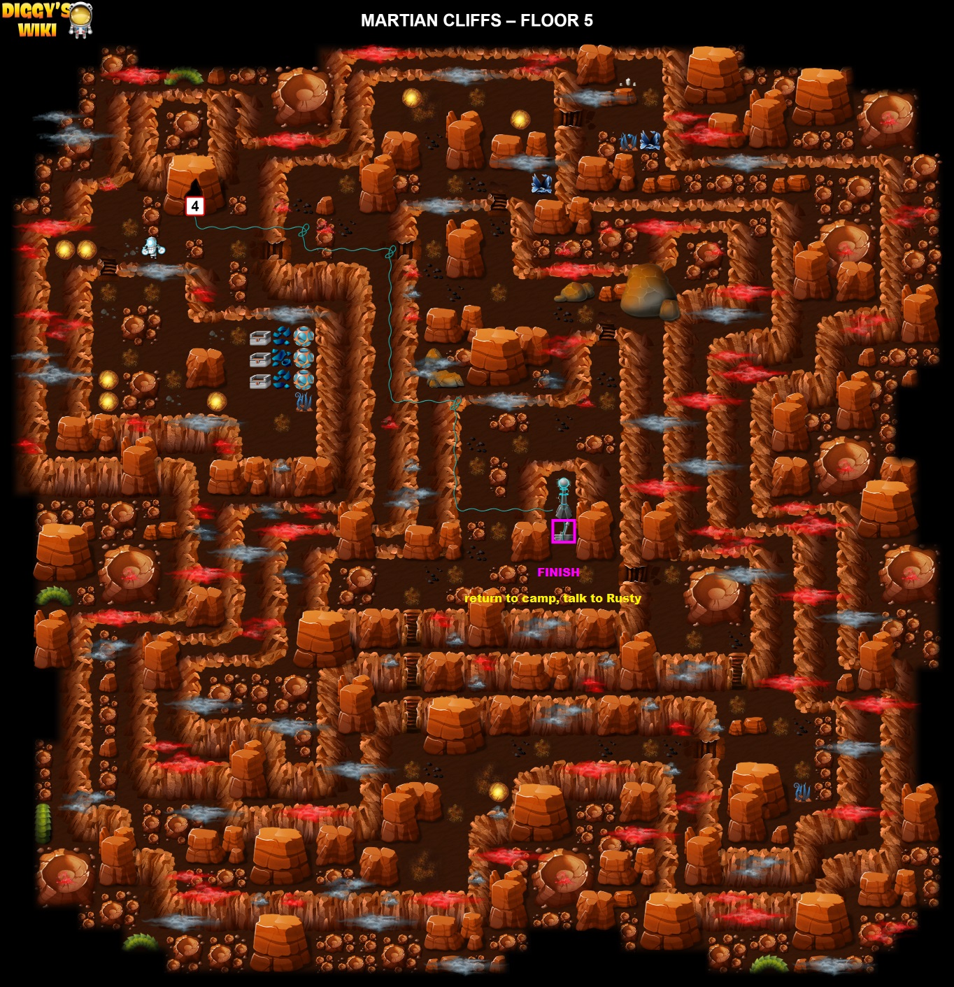 Martian Cliffs Map 5