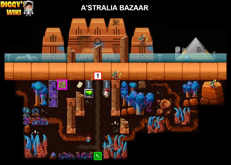 A'stralia Bazaar Map 1