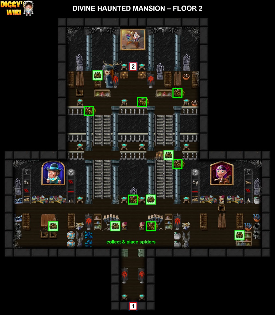 Divine Haunted Mansion Map 2