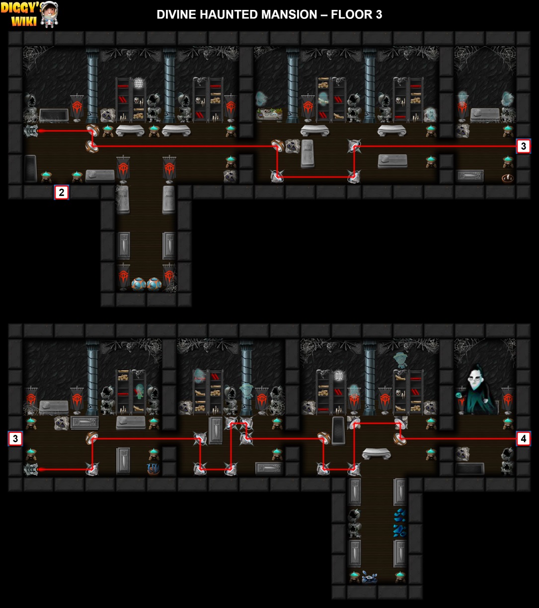 Divine Haunted Mansion Map 3