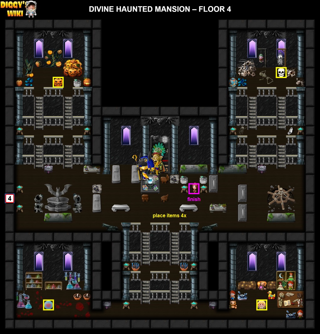 Divine Haunted Mansion Map 4