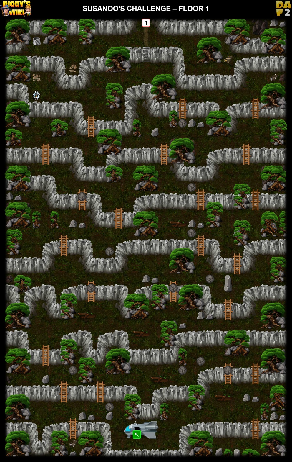 Susanoo's Challenge Map 1
